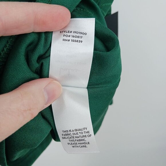 NWT Lulus Mindful Muse Emerald Green Floral Burnout Skater Mini Dress Small - Picture 10 of 13